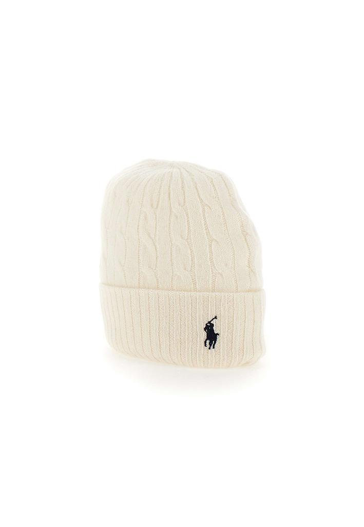 POLO RALPH LAUREN "Cable Cuff" wool and cashmere hat商品第1张图片规格展示