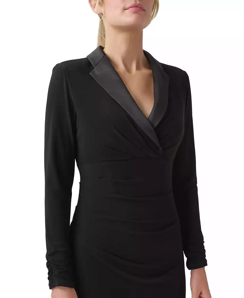商品Adrianna Papell|Women's Jersey Tuxedo Sheath Dress,价格¥884,第4张图片详细描述
