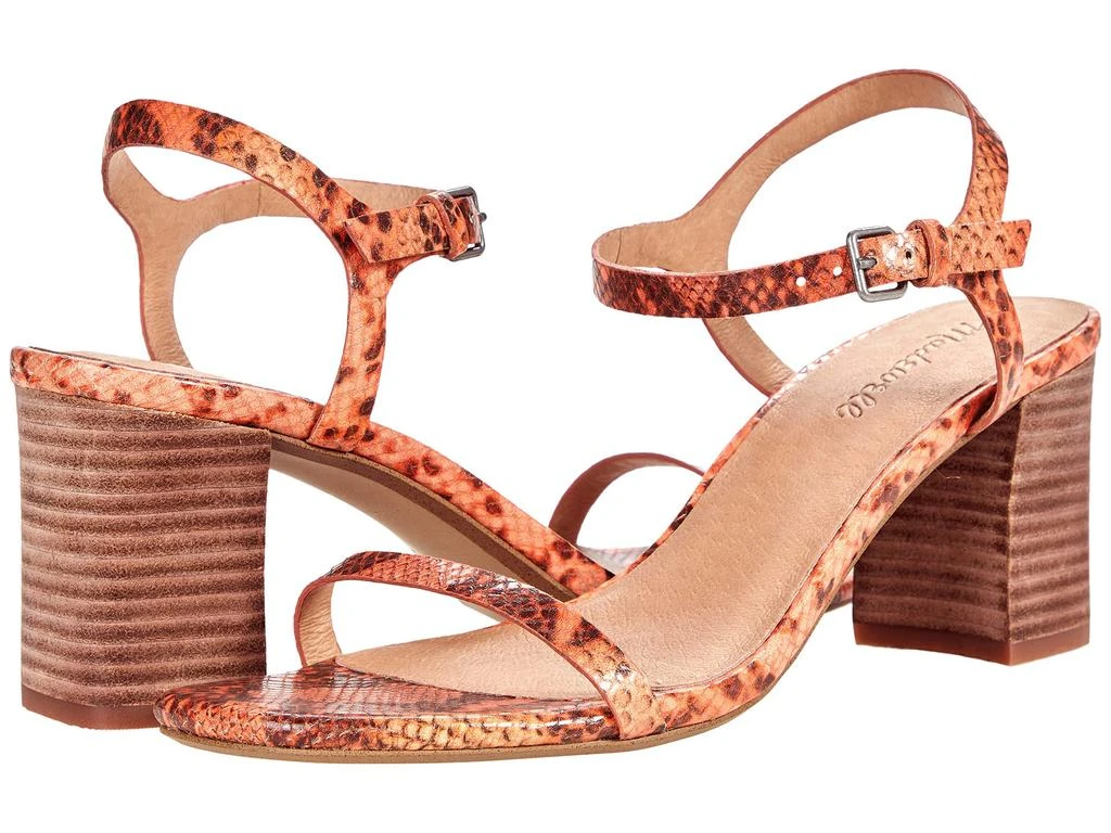 商品Madewell|Holly Ankle Strap Snake Embossed,价格¥274,第1张图片