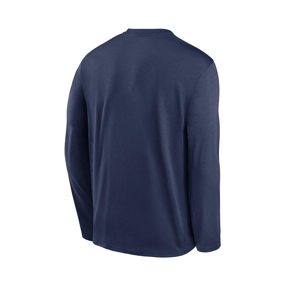 Men's Navy Minnesota Twins Authentic Collection Performance Long Sleeve T-shirt商品第4张图片规格展示