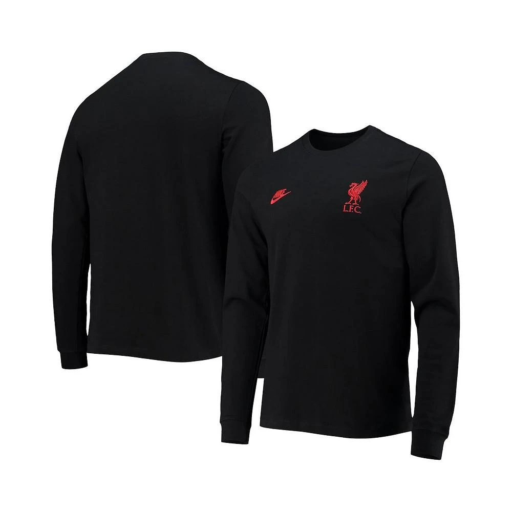 商品NIKE|Men's Black Liverpool Futura Travel Long Sleeve T-shirt,价格¥334,第1张图片