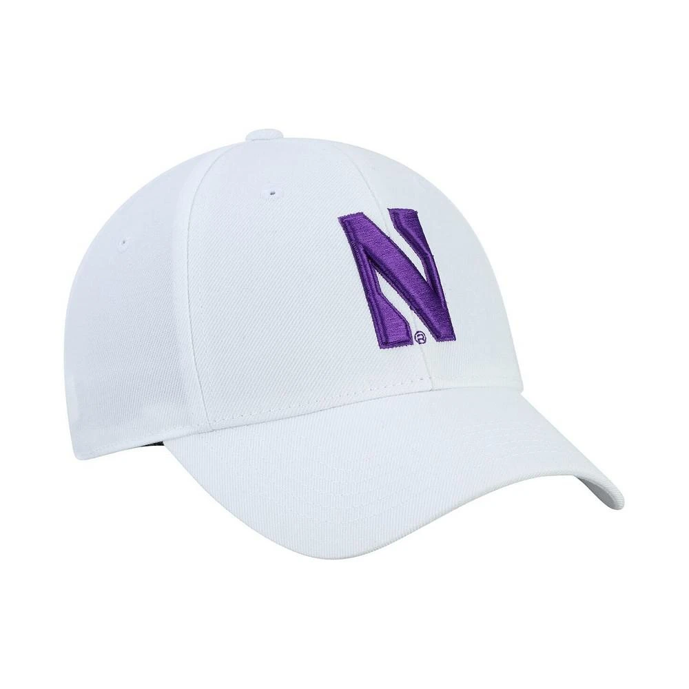 商品Under Armour|Men's White Northwestern Wildcats Classic Structured Adjustable Hat,价格¥178,第3张图片详细描述