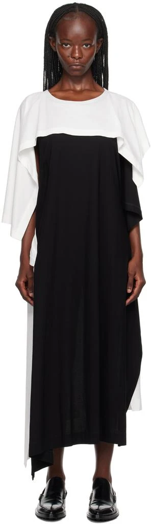 商品Issey Miyake|白色 & 黑色 Square One 连衣裙,价格¥3822,第1张图片