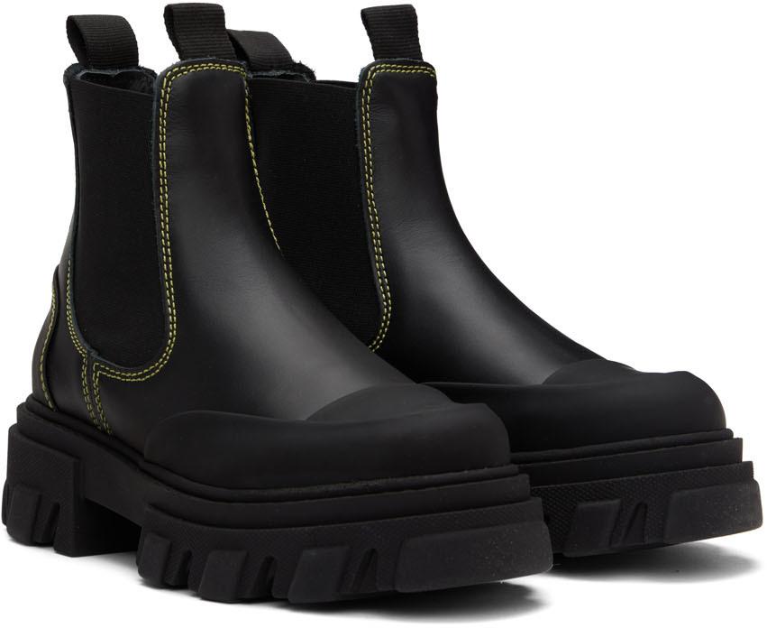Black Low Chelsea Boots商品第4张图片规格展示