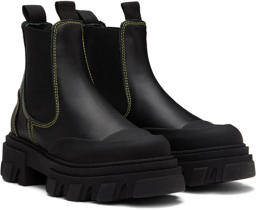 商品Ganni|Black Low Chelsea Boots,价格¥2708,第4张图片详细描述