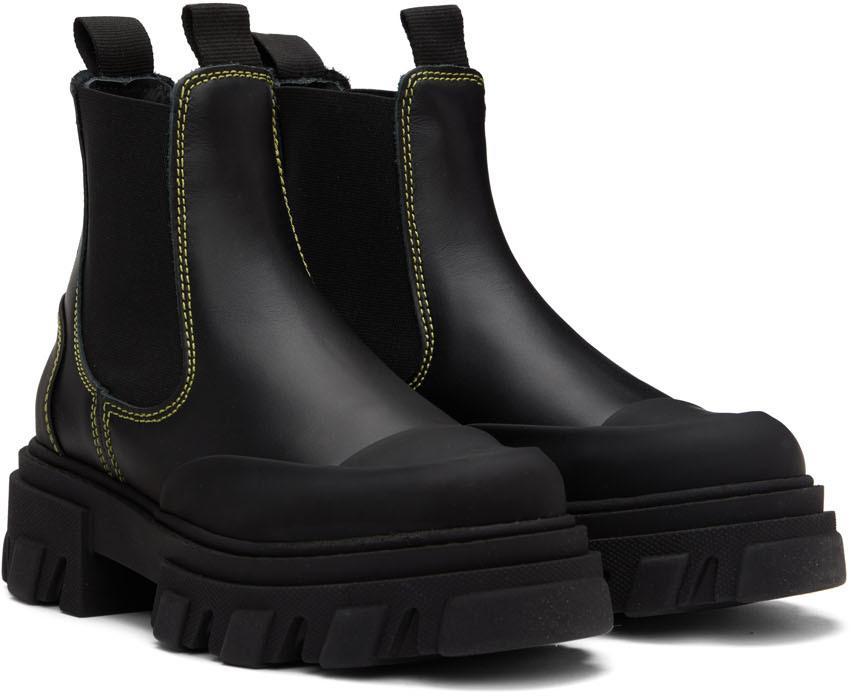 商品Ganni|Black Low Chelsea Boots,价格¥2418,第6张图片详细描述
