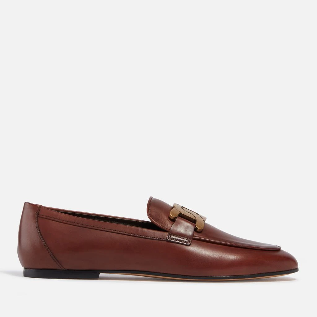 商品Tod's|Tod's Women's Chain Leather Loafers,价格¥5571,第1张图片