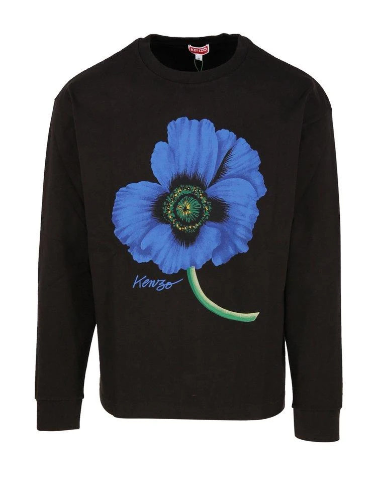 商品Kenzo|Kenzo Boke Floral Printed Long-Sleeved Sweatshirt,价格¥1422,第1张图片