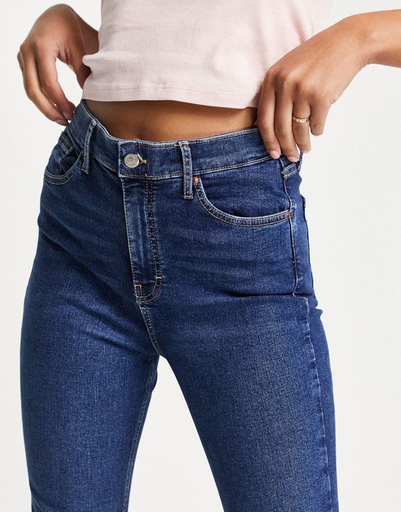 Topshop Jamie jeans in rich blue商品第3张图片规格展示