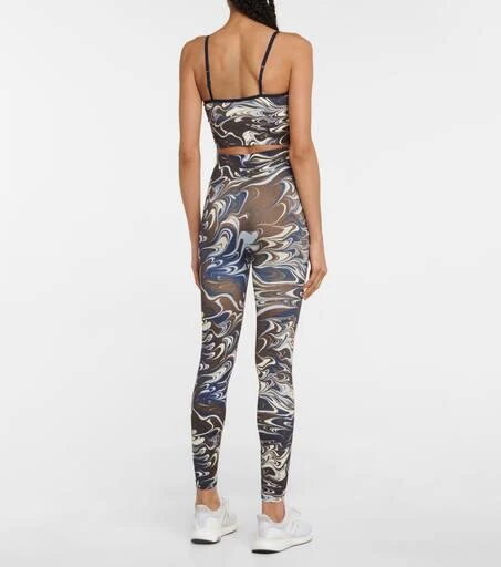 商品Tory Sport|Marble-printed high-rise leggings,价格¥761,第3张图片详细描述