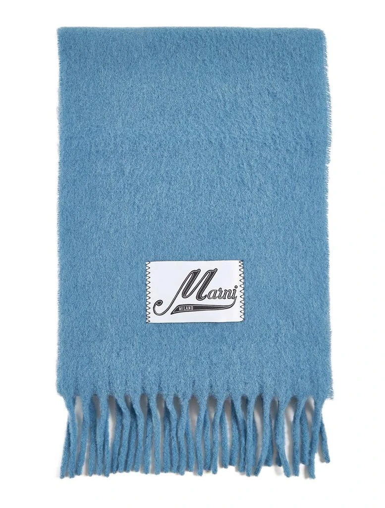 商品Marni|Marni Logo Patch Fringed-Edge Scarf,价格¥1249,第1张图片