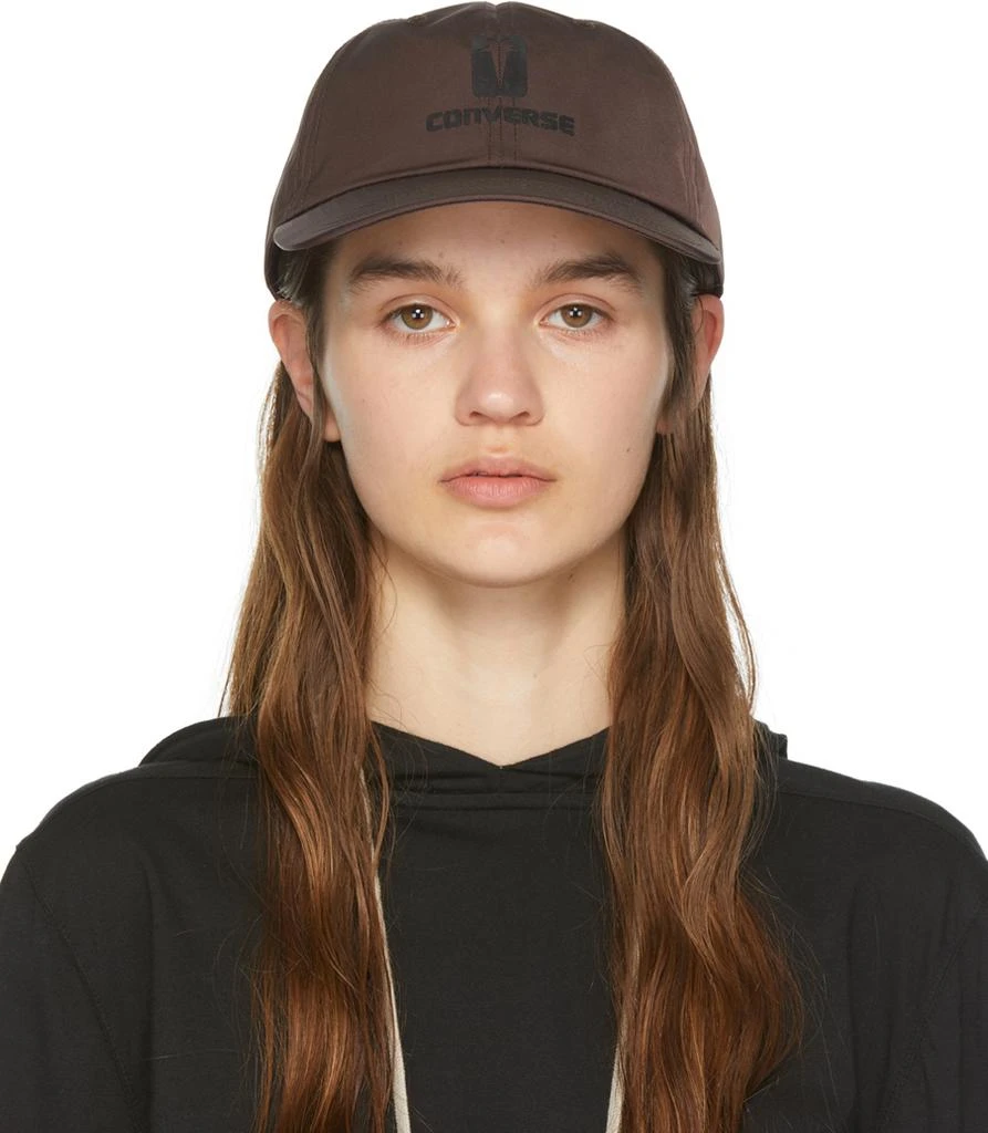 商品Rick Owens|Brown Converse Edition Logo Cap,价格¥230,第1张图片