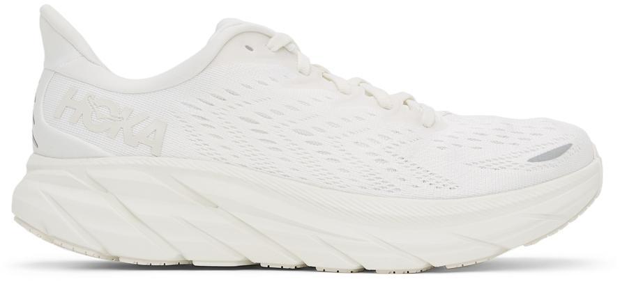 商品Hoka One One|White Clifton 8 Sneakers,价格¥1043,第1张图片