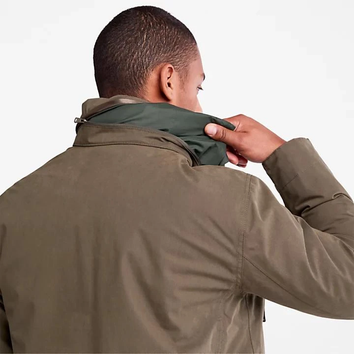 商品Timberland|Snowdon Peak 3-in-1 M65 Jacket for Men in Dark Green,价格¥2582,第5张图片详细描述
