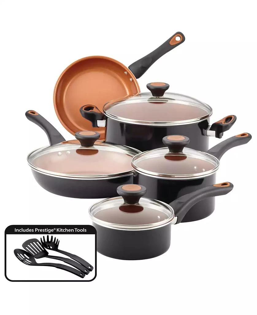 商品Farberware|Glide Copper Ceramic 12-pc. Cookware Set,价格¥605,第1张图片