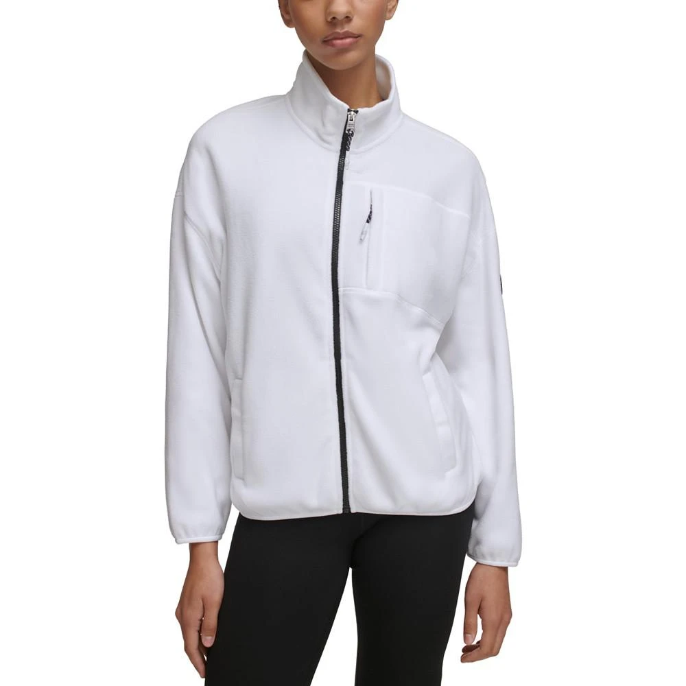 商品Tommy Hilfiger|Women's Fleece Zip-Front Jacket,价格¥513,第4张图片详细描述