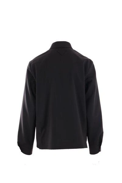 商品Prada|Prada Long-Sleeved Zipped Jacket,价格¥15443,第2张图片详细描述