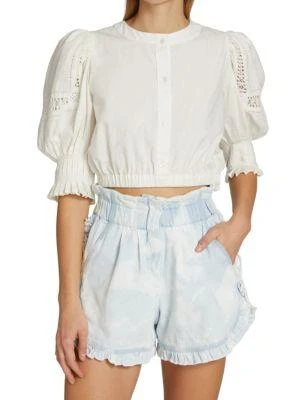 商品Sea|Thora Puff-Sleeve Blouse,价格¥991,第1张图片