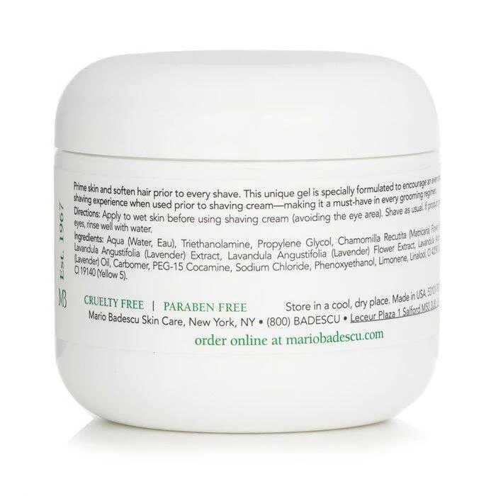 商品Mario Badescu|Mario Badescu 剃须前保湿霜Pre-Shave Conditioner 118ml/4oz,价格¥119,第3张图片详细描述