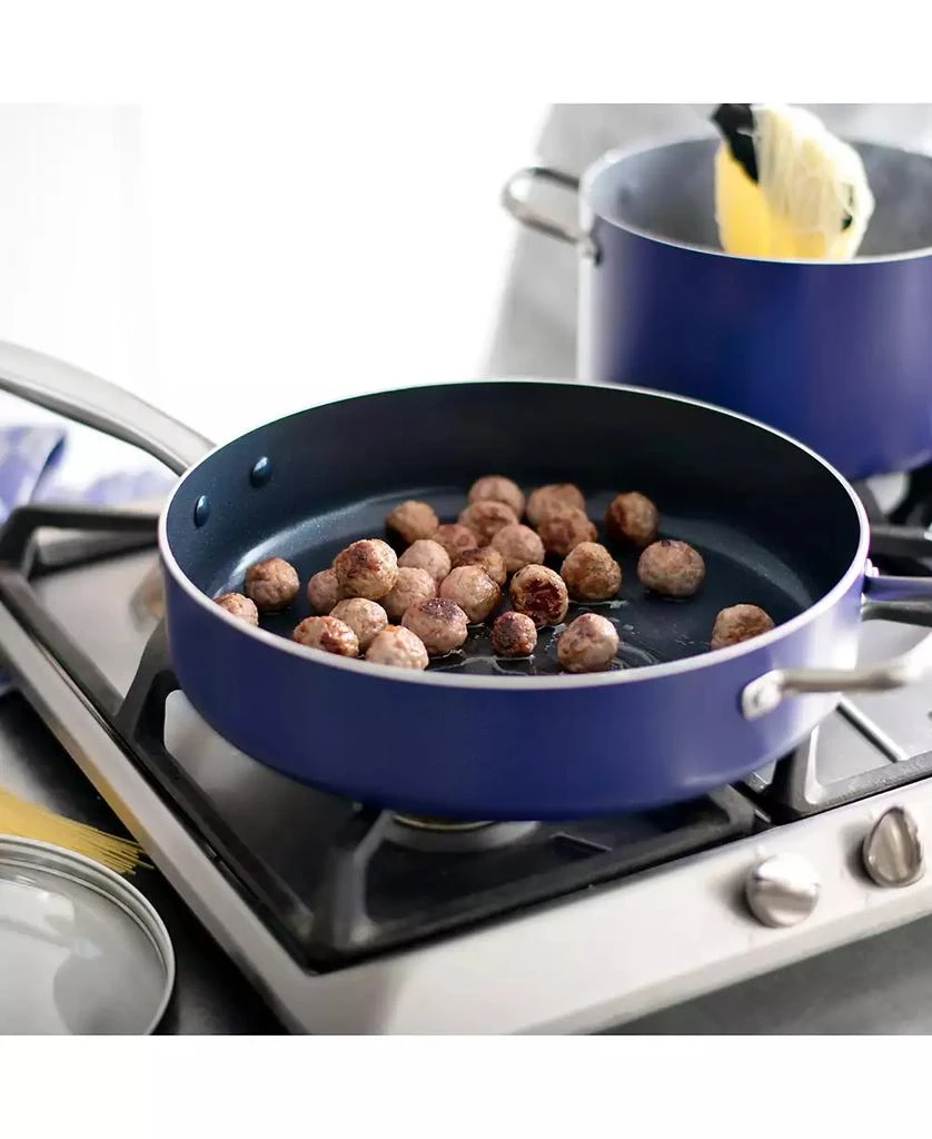 商品Blue Diamond|Diamond-Infused Ceramic NonStick Covered 5-Qt. Sauté Pan,价格¥296,第2张图片详细描述