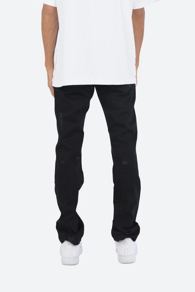 D261 Skeleton Straight Denim - Black/Black 商品