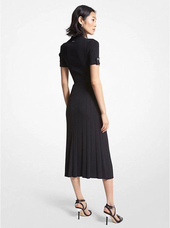 商品Michael Kors|Ribbed Stretch Knit Polo Dress,价格¥600,第2张图片详细描述