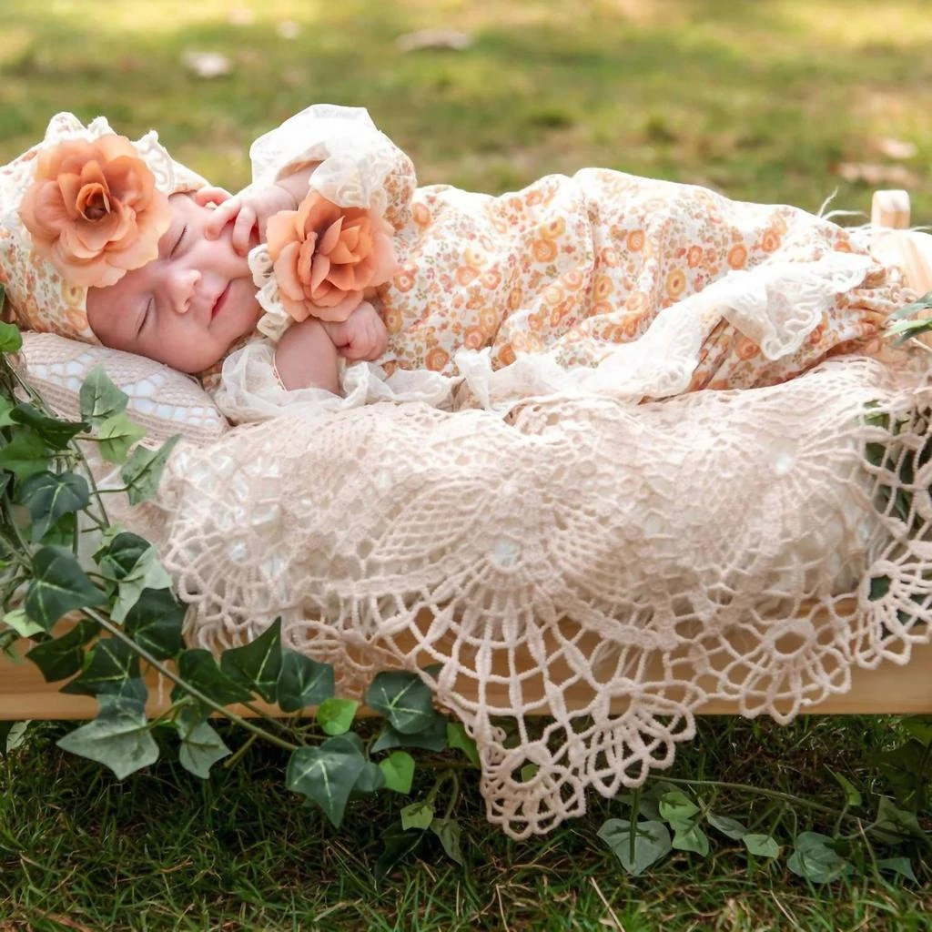 商品Haute Baby|Haute Baby - Newborn Cinnamon Sugar Gown,价格¥480,第3张图片详细描述