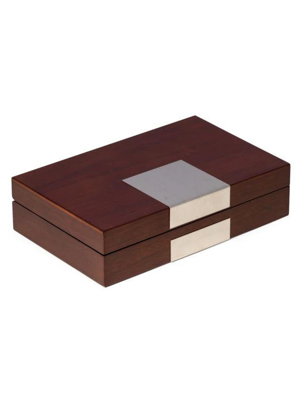 商品Bey-Berk|Walnut Wood Valet Box,价格¥924,第3张图片详细描述