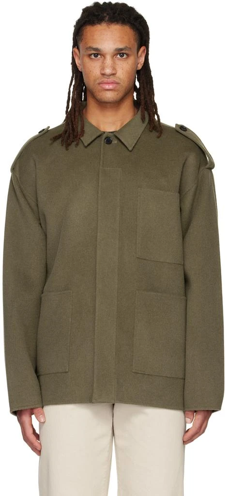 商品Acne Studios|Khaki Darko Jacket,价格¥2902,第1张图片