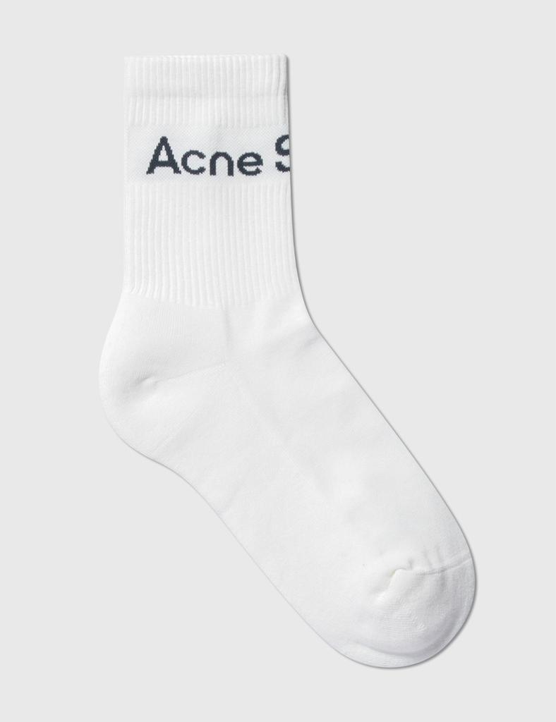 商品Acne Studios|Ribbed Logo Socks,价格¥434,第7张图片详细描述