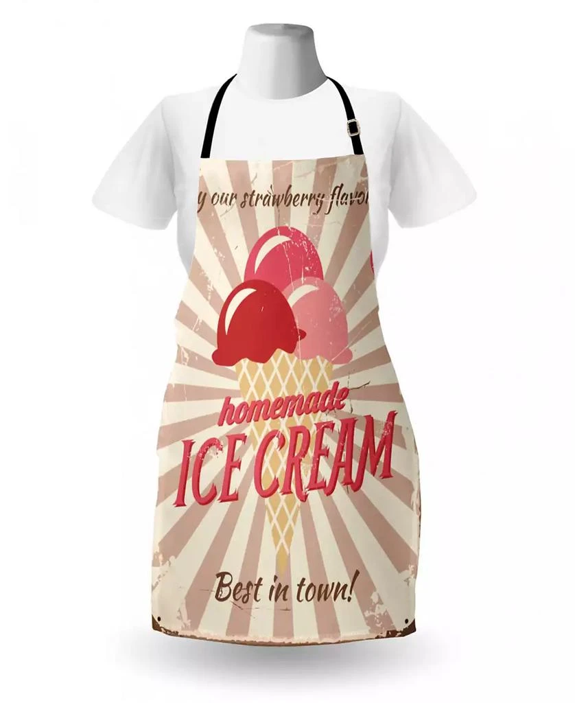 商品Ambesonne|Ice Cream Apron,价格¥417,第2张图片详细描述