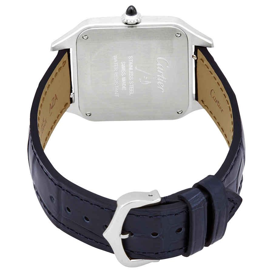 Cartier Santos-Dumont Quartz Silver Dial Mens Watch WSSA0022商品第3张图片规格展示