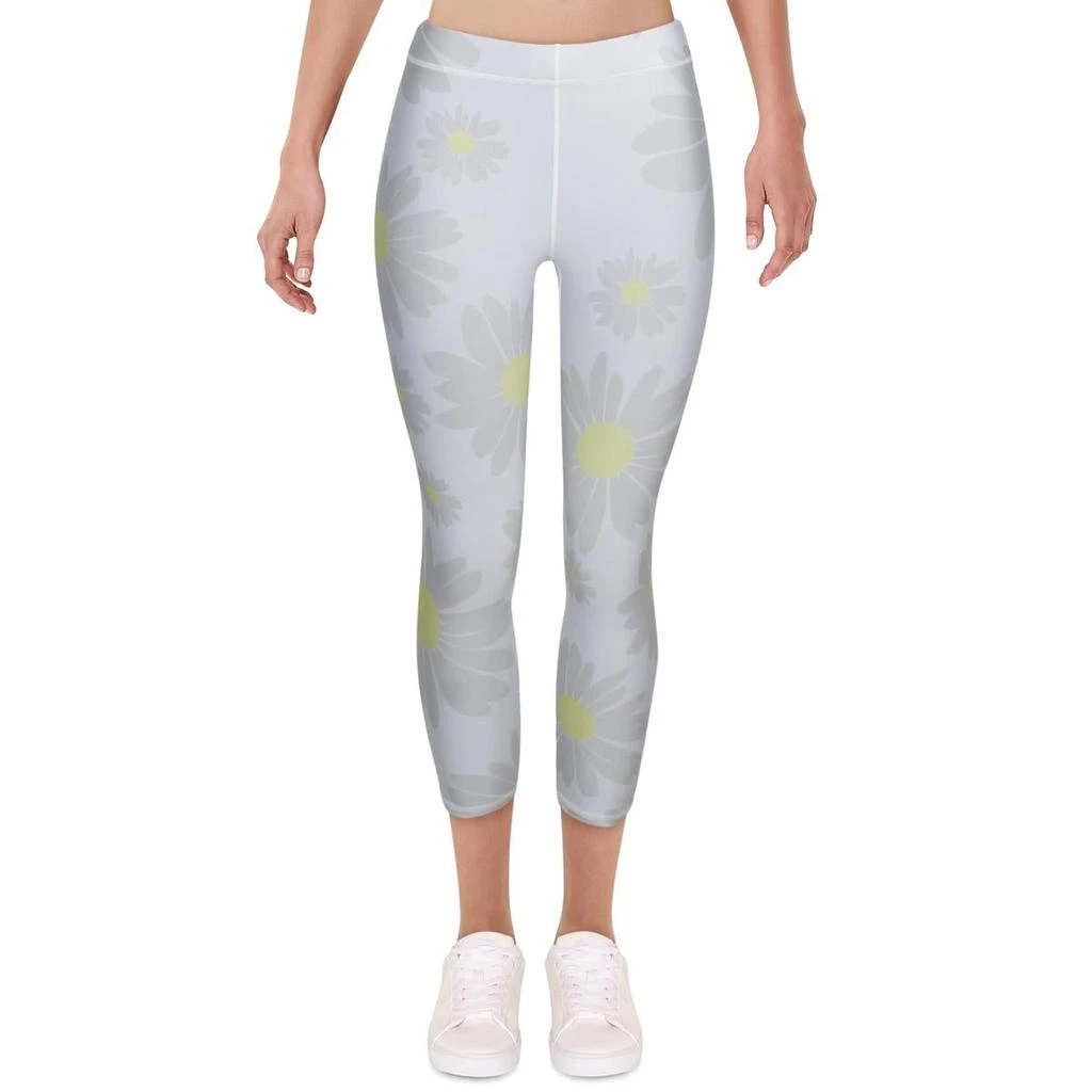 商品Terez|Terez Women's Floral Print Slim Band Activewear Fitness Leggings,价格¥63,第1张图片