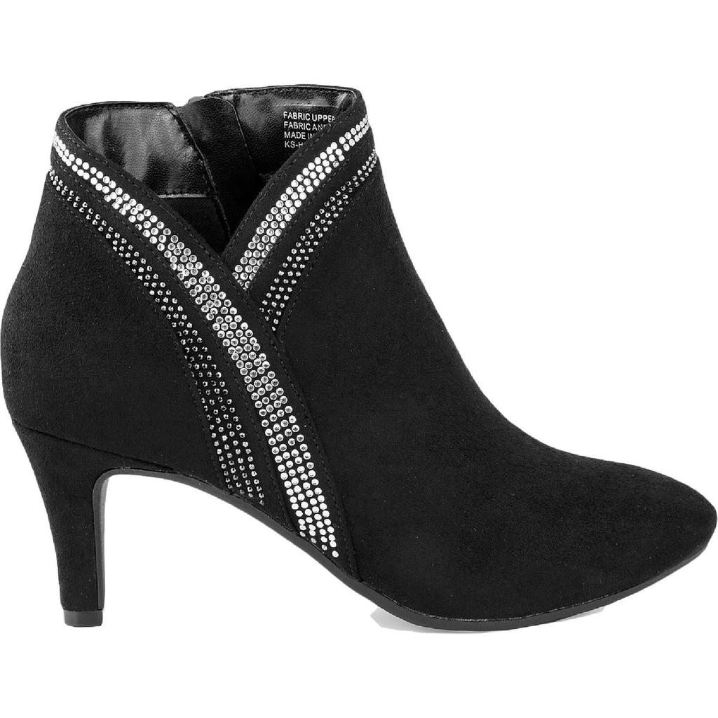 Karen Scott Womens Halena Faux-Suede Heel Ankle Boots商品第7张图片规格展示