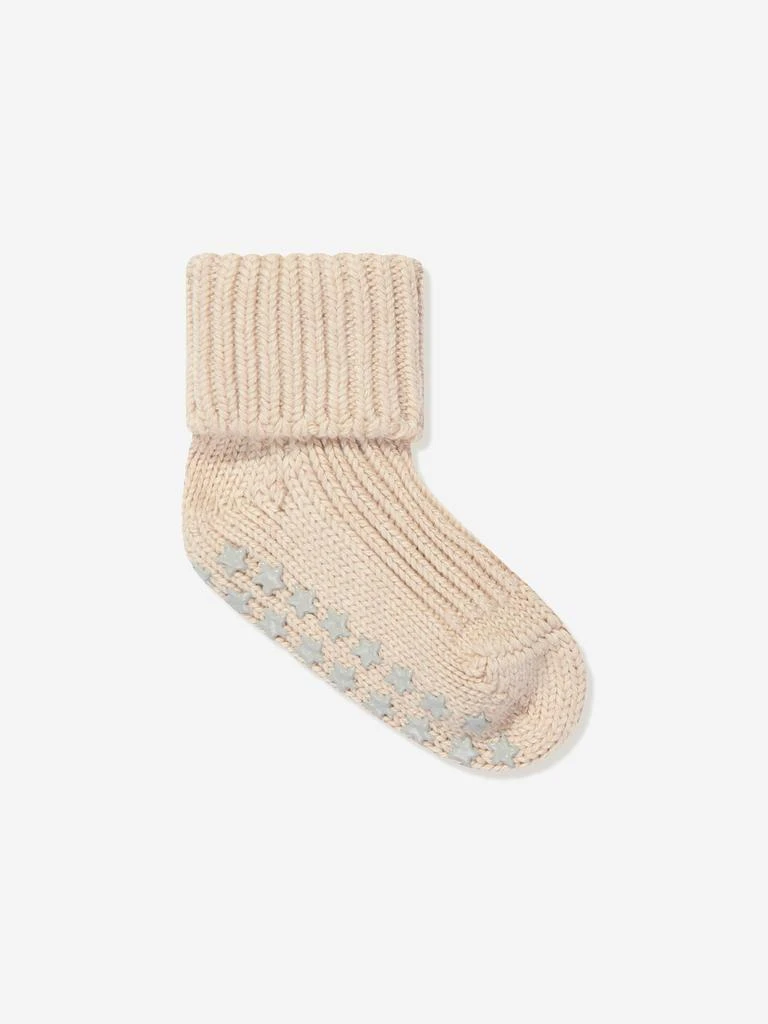 商品FALKE|Falke Baby Cotton Catspads House Socks in Beige,价格¥50,第1张图片