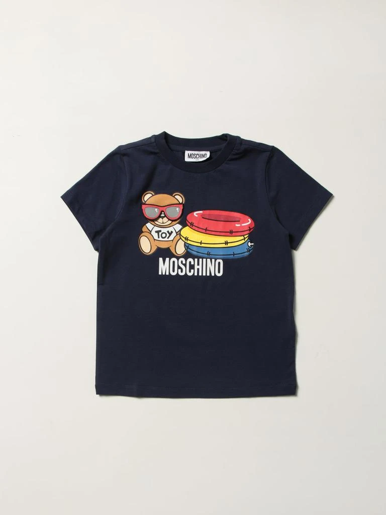 商品Moschino|Moschino Kid cotton t-shirt with Teddy print,价格¥413,第1张图片