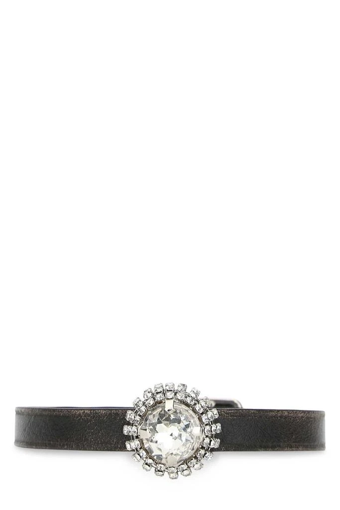 商品Miu Miu|Miu Miu Embellished Buckle Choker,价格¥3394,第1张图片
