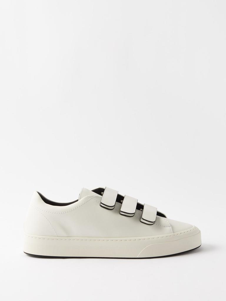 商品The Row|Mary H velcro leather trainers,价格¥6294,第1张图片