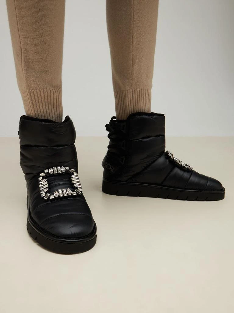 商品Roger Vivier|20mm Viv Winter Padded Nylon Boots,价格¥5714,第2张图片详细描述