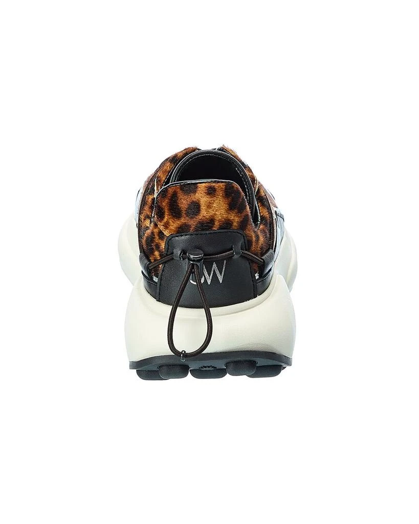 Stuart Weitzman Stuart Weitzman SW 1 Leather & Haircalf Sneaker 3