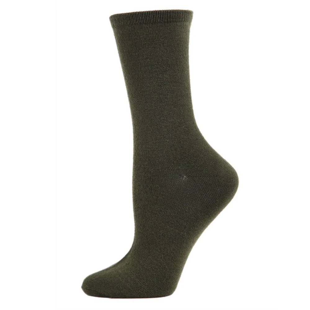 商品Memoi|Flat knit Cashmere Women's Crew Socks,价格¥104,第1张图片