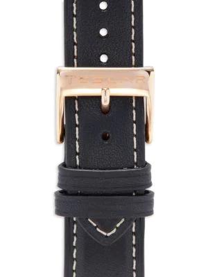 ​42MM Rose Goldtone Stainless Steel Chronograph & Leather Bracelet Watch商品第4张图片规格展示