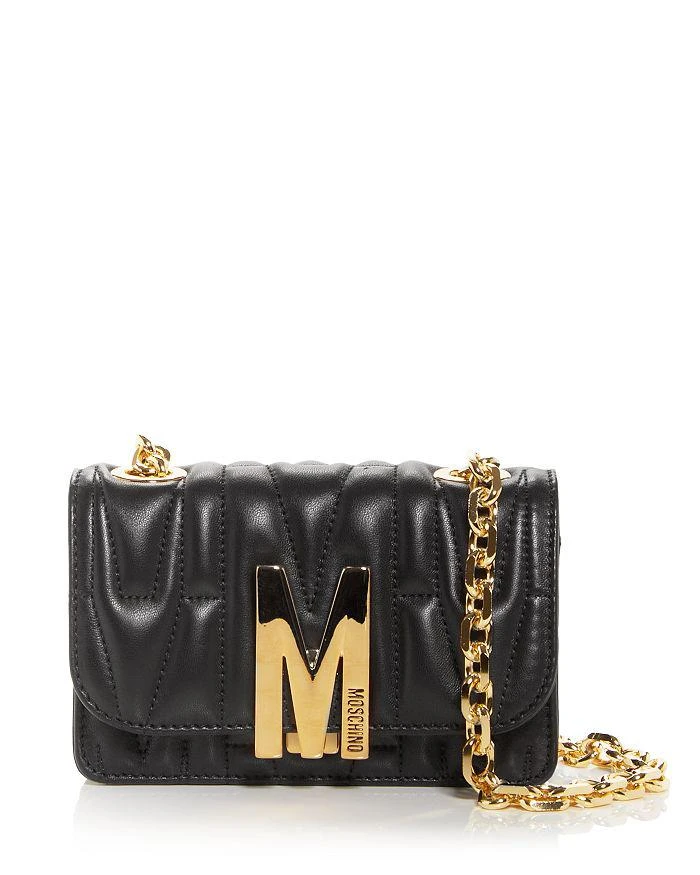 商品Moschino|Quilted Leather Crossbody,价格¥5075,第1张图片