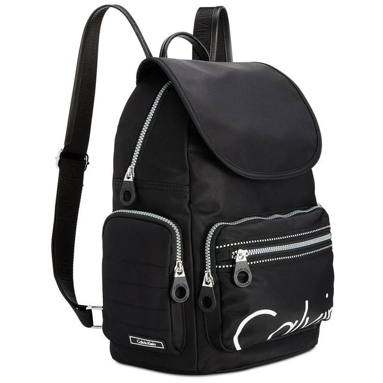 商品Calvin Klein|Nylon Logo Backpack,价格¥878,第4张图片详细描述