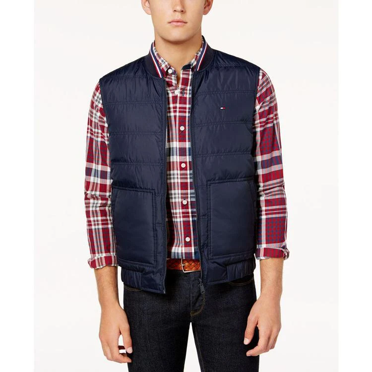商品Tommy Hilfiger|Men's Reversible Puffer Vest, Created for Macy's,价格¥287,第4张图片详细描述