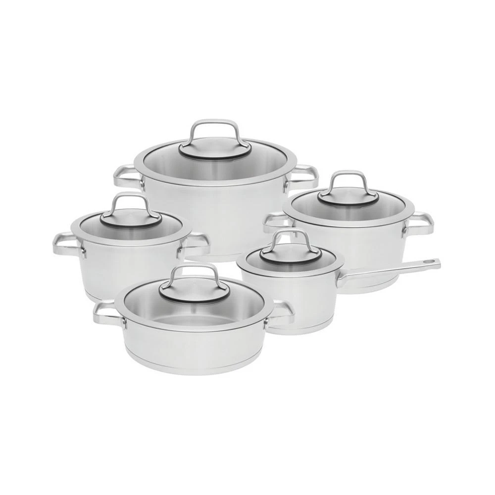 商品BergHOFF|Manhattan 10-Pc. 18/10 Stainless Steel Cookware Set,价格¥5581,第1张图片