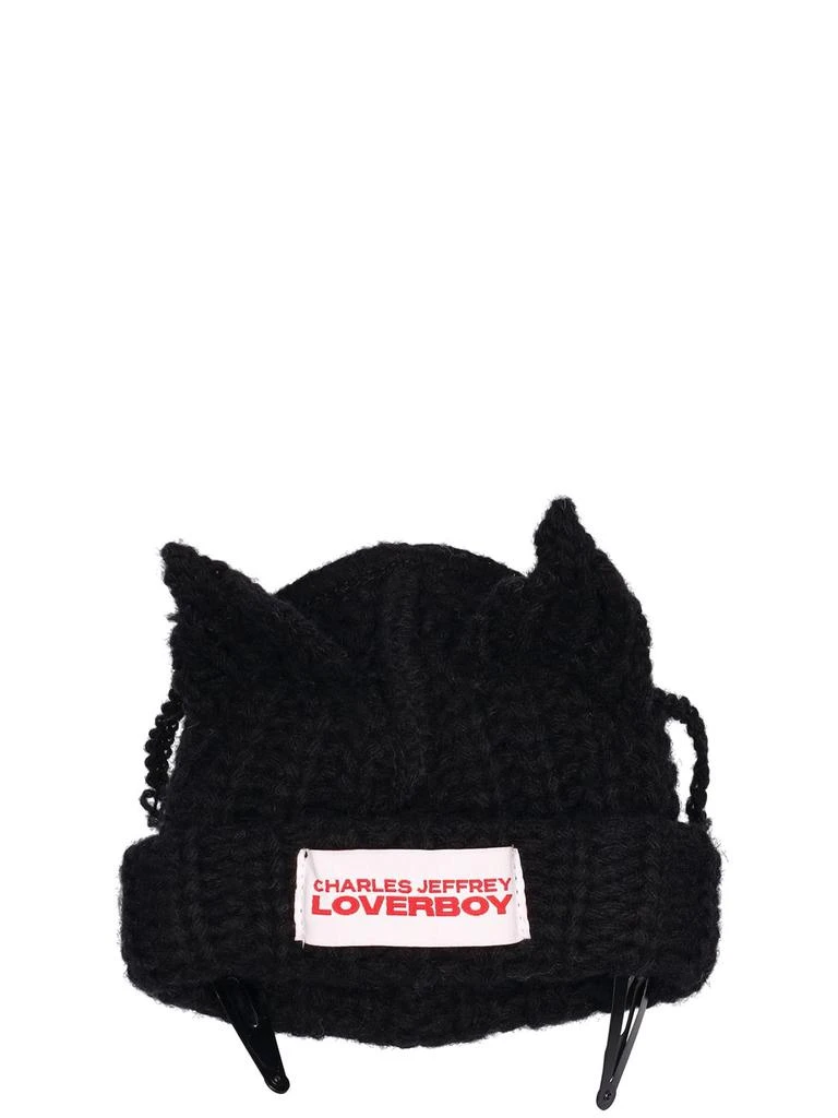 商品Charles Jeffrey Loverboy|Mini Chunky Ears Wool & Nylon Beanie,价格¥734,第1张图片