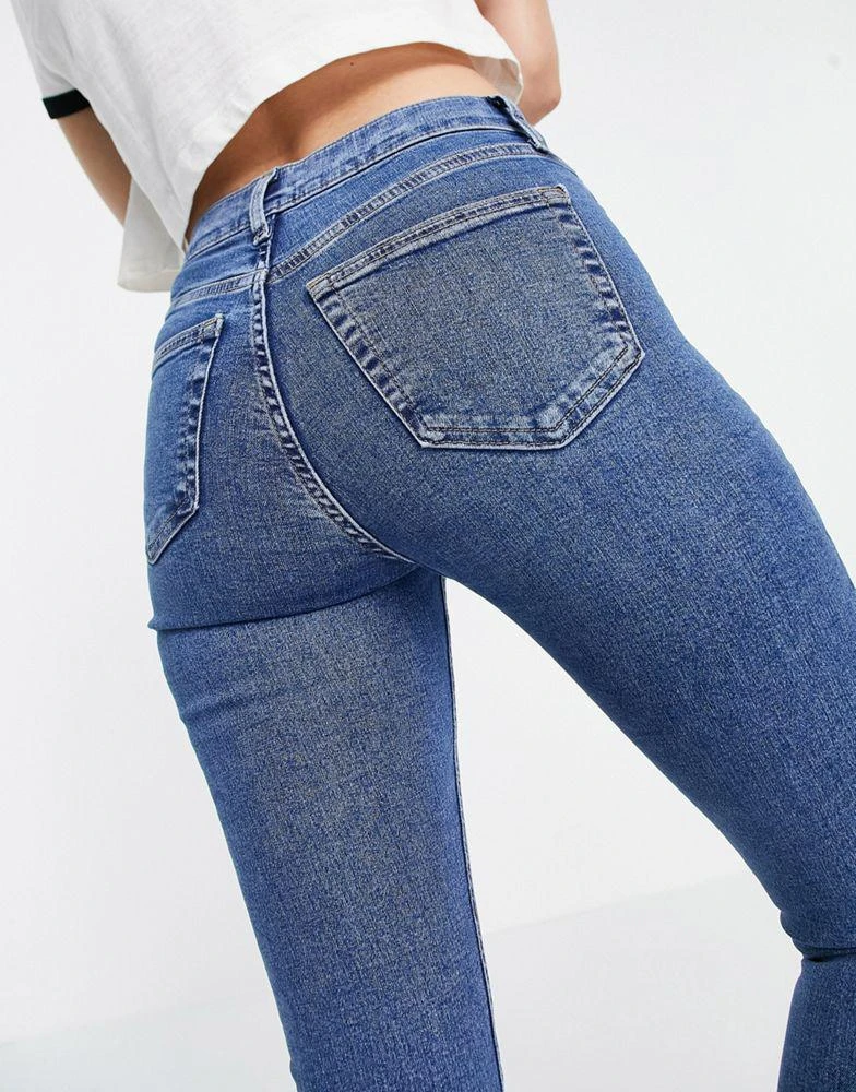 商品Topshop|Topshop Jamie jeans in mid blue,价格¥152,第3张图片详细描述