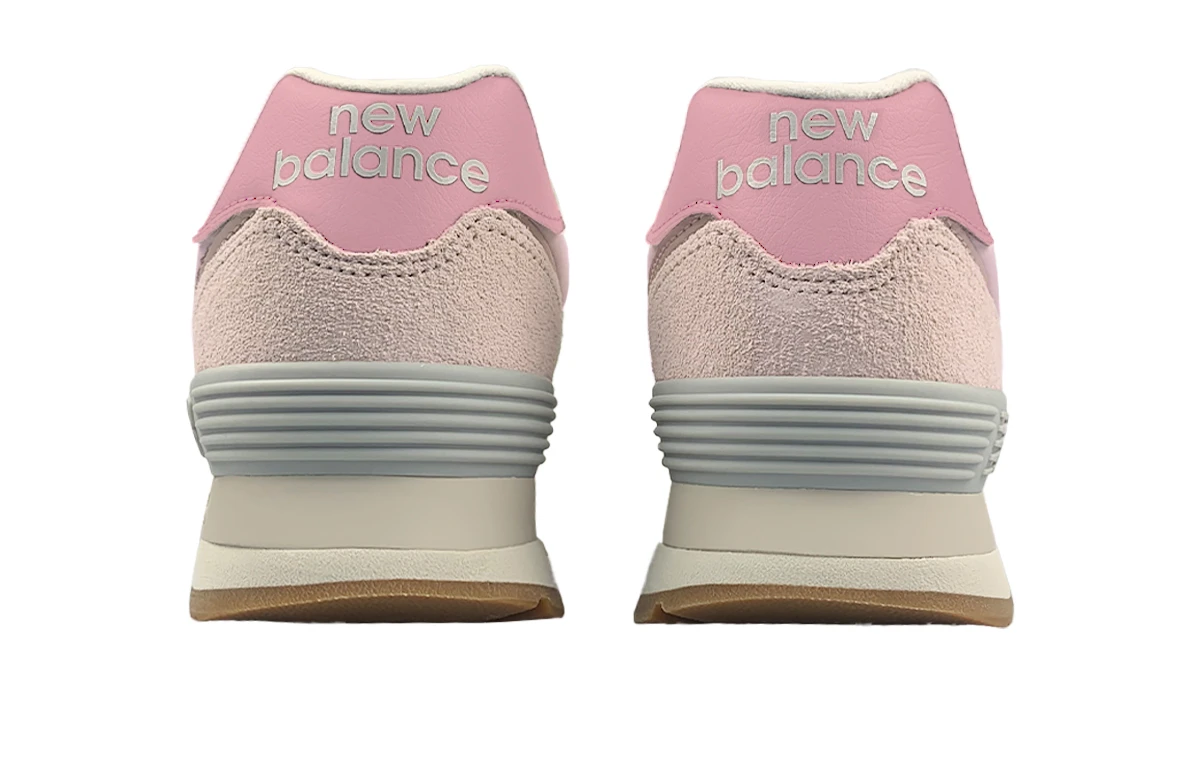 商品[国内直发] New Balance|[预售3天]【定制球鞋】   NB 574 老钱 复古 烟熏蔷薇 奶油草莓 LQ轻便耐磨 低帮跑步鞋 女款 粉棕,价格¥1300,第6张图片详细描述