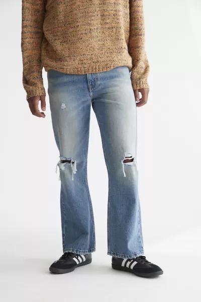商品BDG|BDG Slim Fit Destructed Bootcut Jean,价格¥589,第1张图片